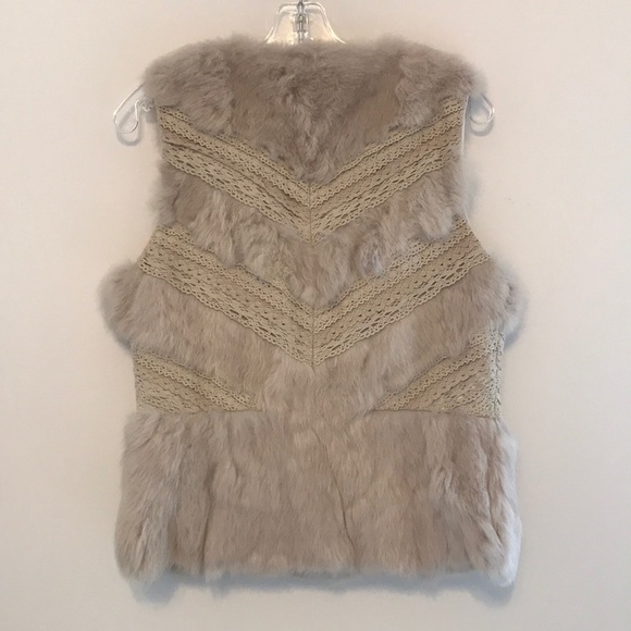 White Rabbit Fur Vest - Picture 2 of 4
